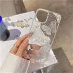 Butterfly Floral Clear iPhone Case