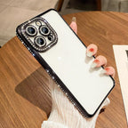 iPhone Clear Glitter Case