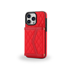 Crossbody Card Holder Case red