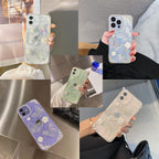 Butterfly Floral Clear iPhone Case