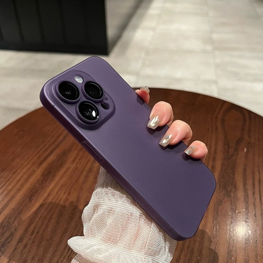 Purple Matte iPhone Case