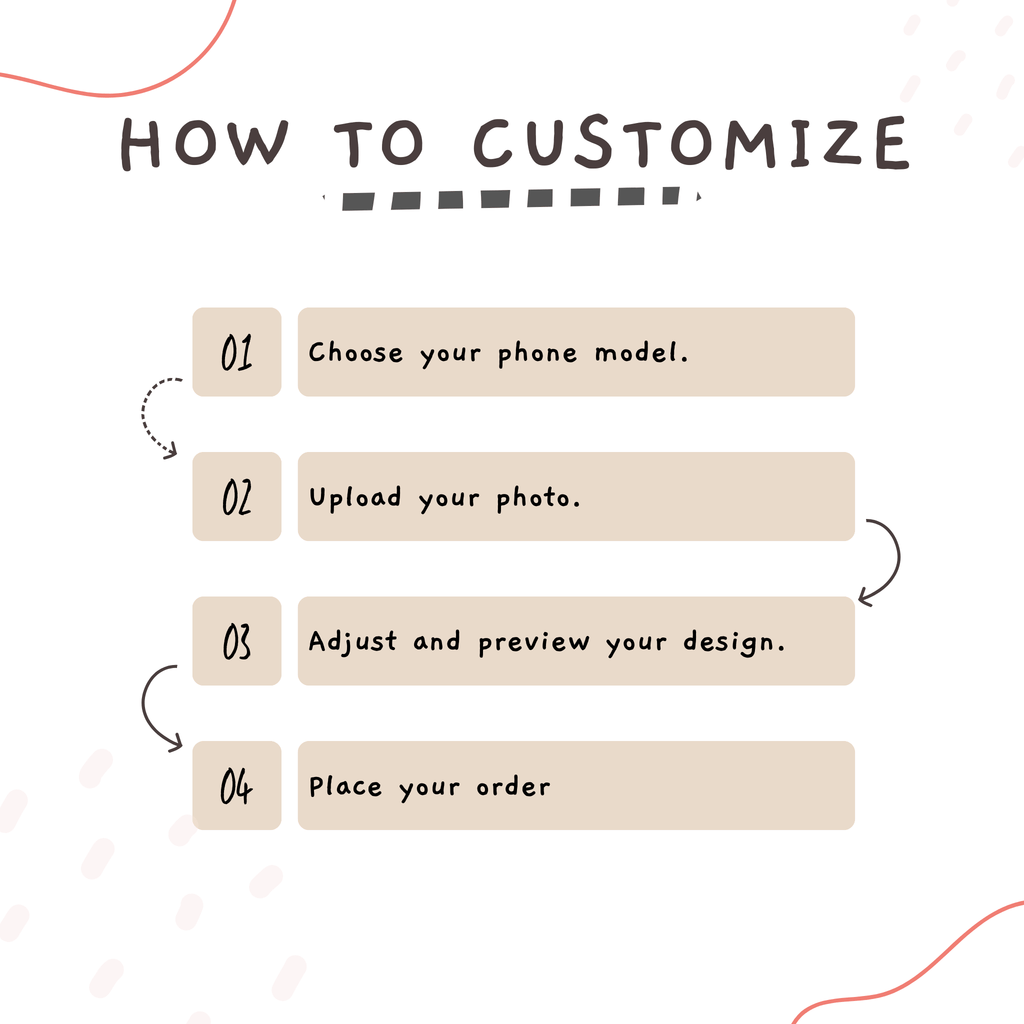 Clear Customized iPhone Case