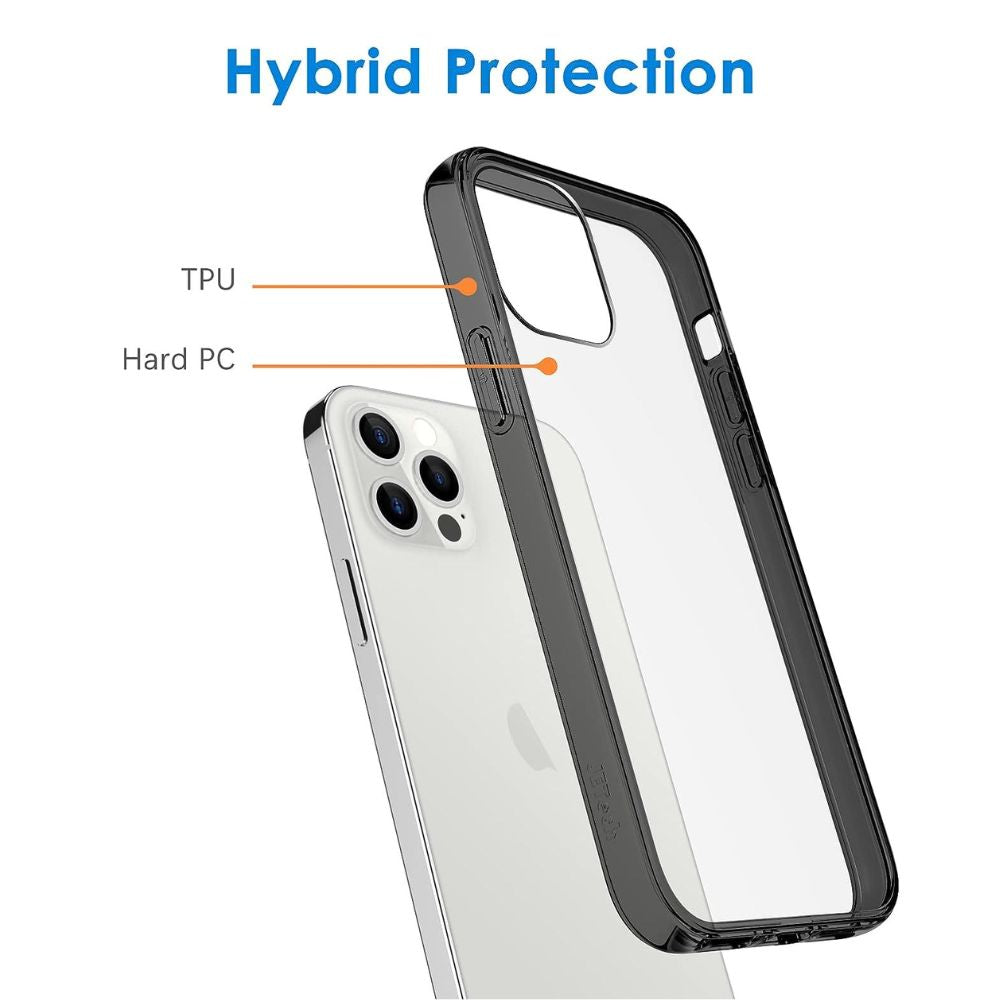 Black Frame Clear iPhone Case