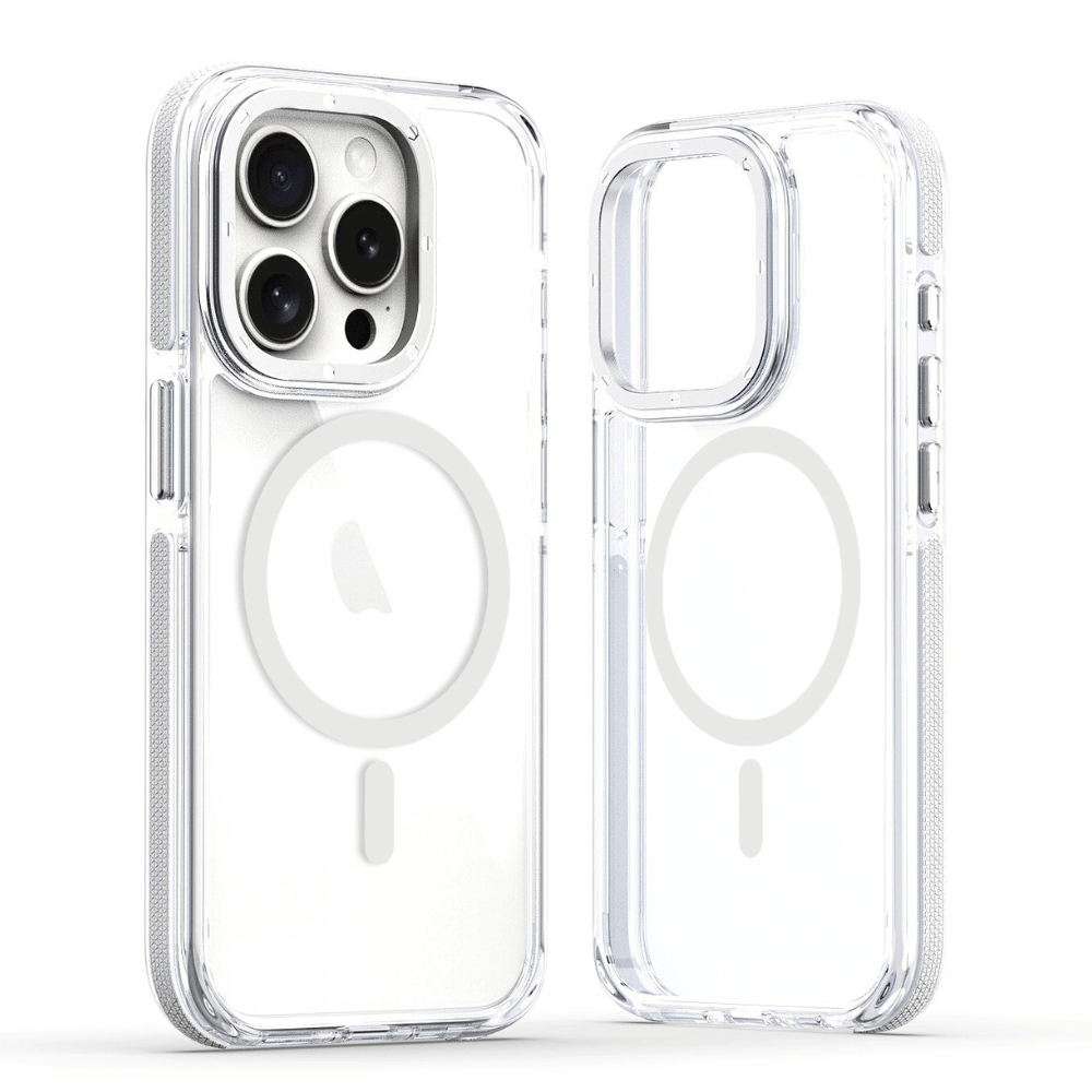 White Transparent MagSafe iPhone Case