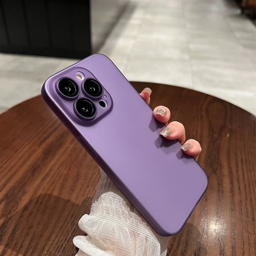 Purple Matte iPhone Case