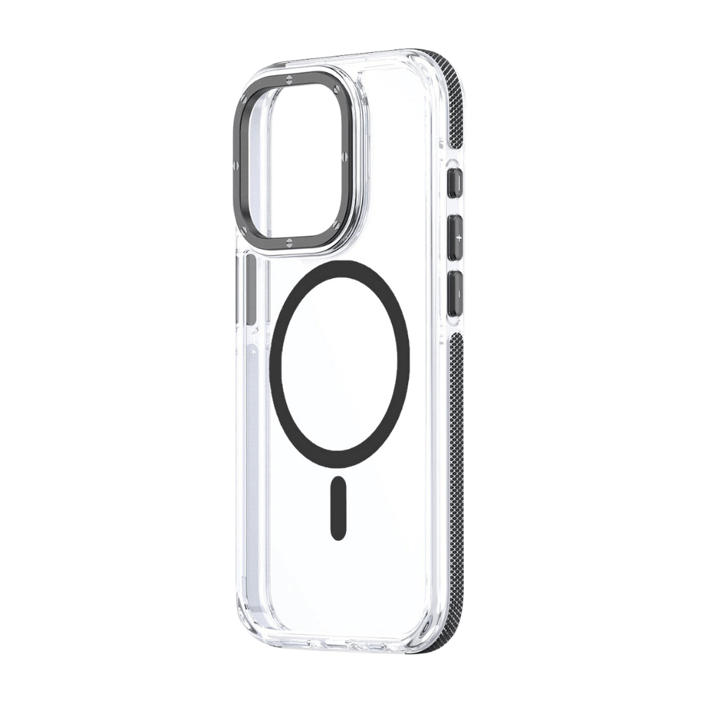 Black Transparent MagSafe iPhone Case