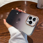 Transparent Gradient Glitter iPhone Cases