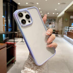 Transparent iPhone Case with Colorful Border