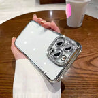 iPhone Clear Glitter Case