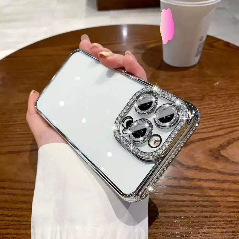 iPhone Clear Glitter Case