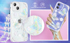 Butterfly Floral Clear iPhone Case