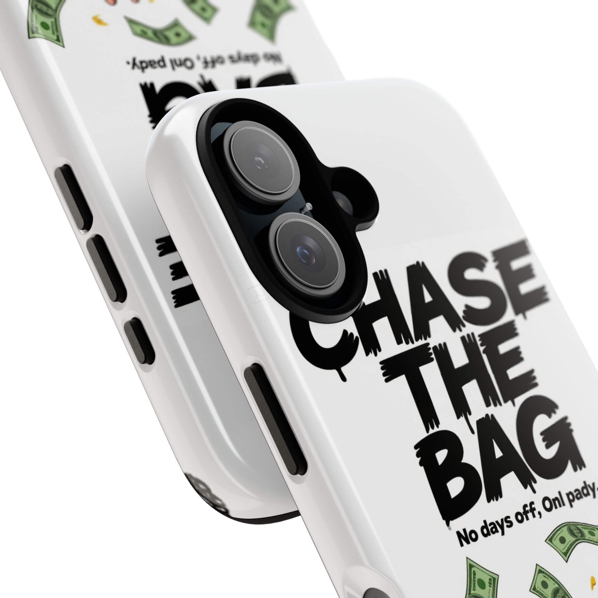 Blue Chase the bag Rich Phone Case