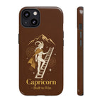 Capricorn Zodiac Geometric Charm Case
