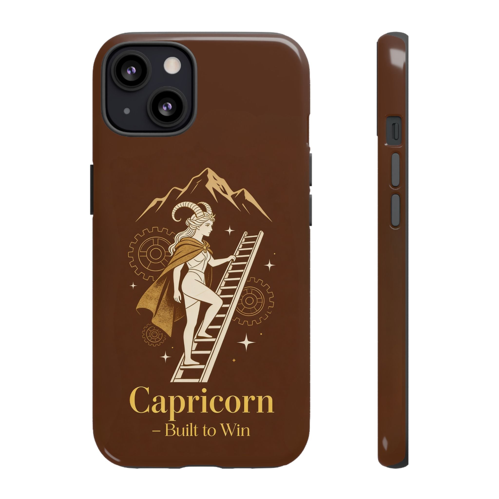 Capricorn Zodiac Geometric Charm Case