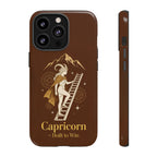 Capricorn Zodiac Geometric Charm Case