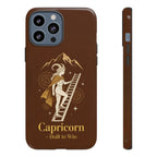 Capricorn Zodiac Geometric Charm Case