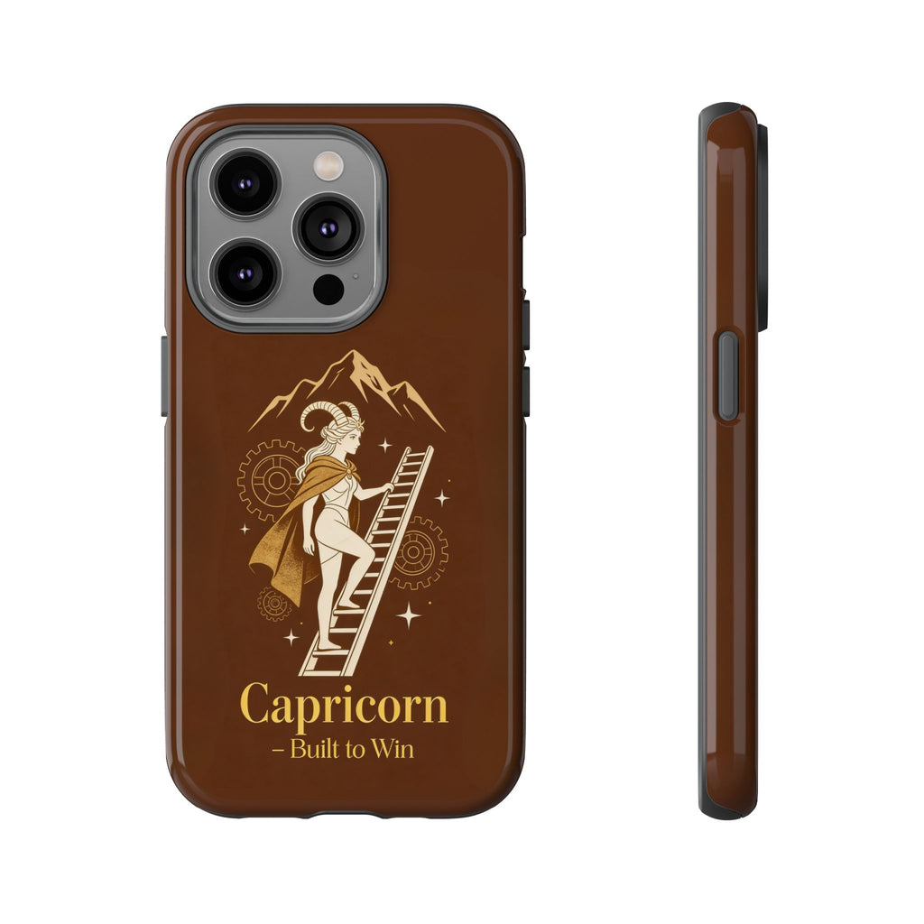 Capricorn Zodiac Geometric Charm Case