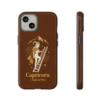 Capricorn Zodiac Geometric Charm Case