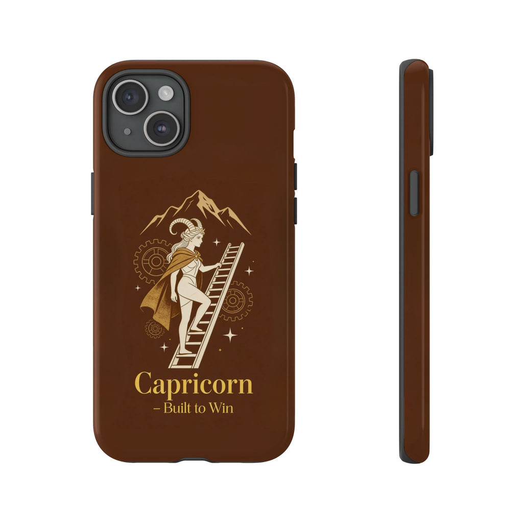Capricorn Zodiac Geometric Charm Case