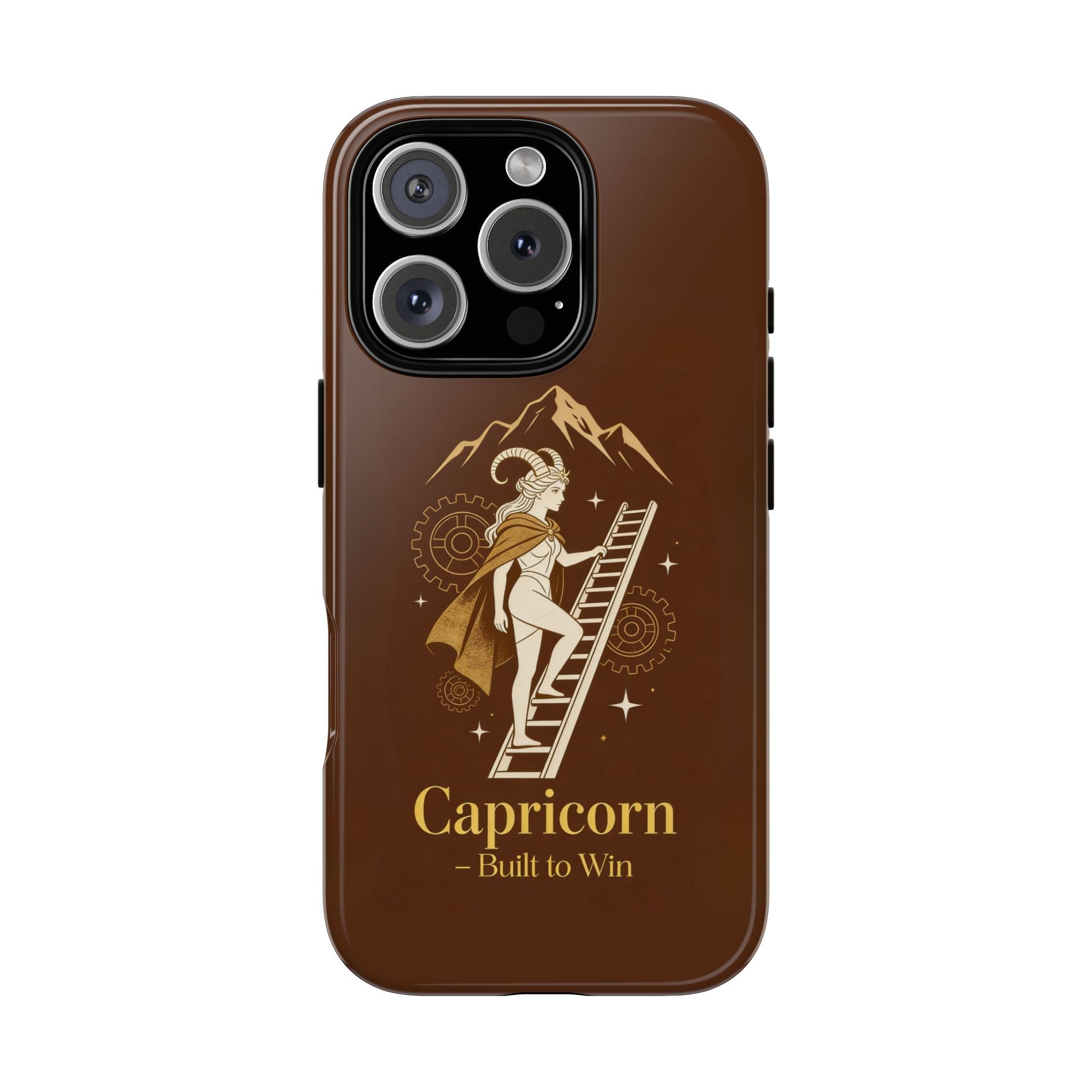 Capricorn Zodiac Geometric Charm Case