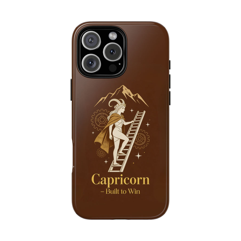 Capricorn Zodiac Geometric Charm Case