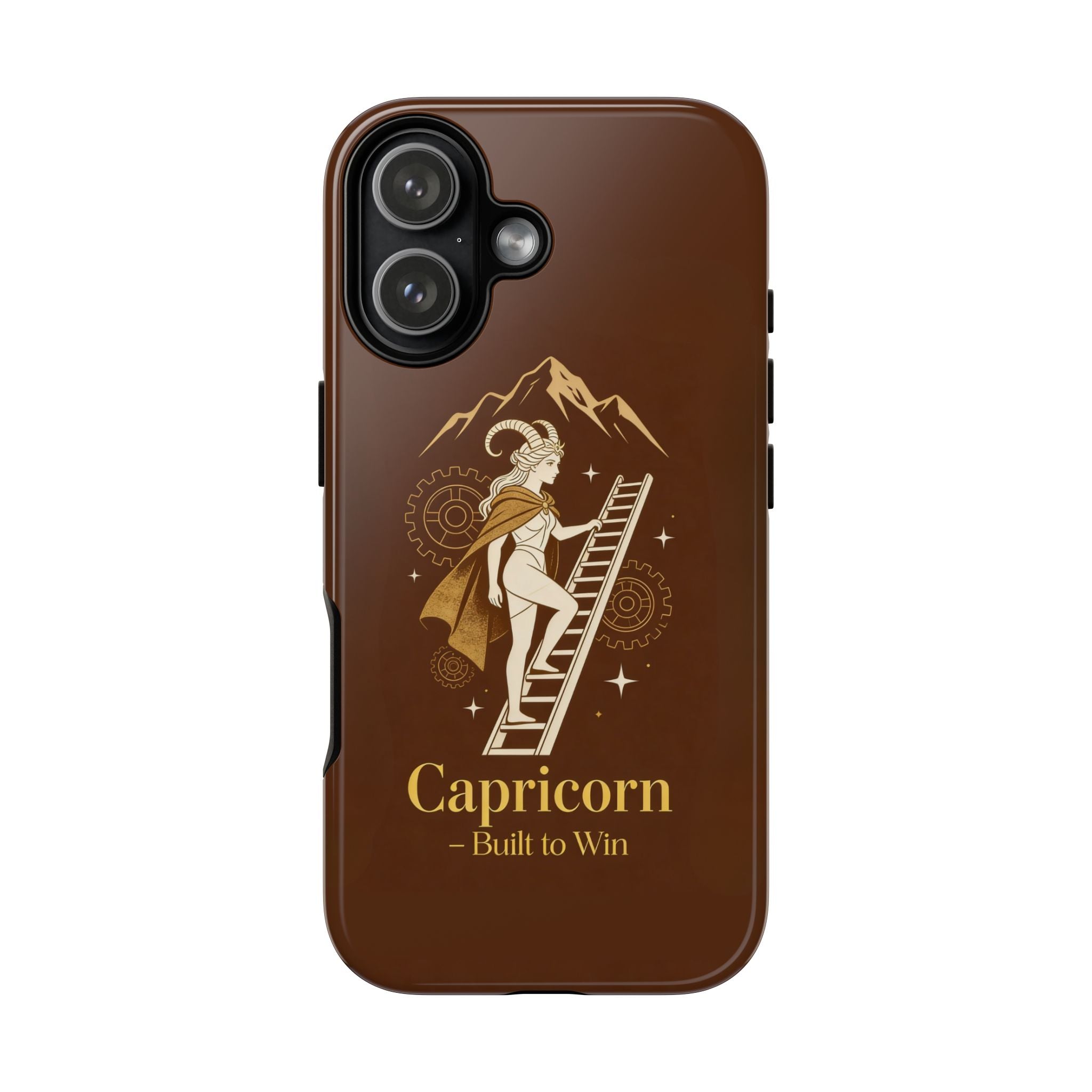 Capricorn Zodiac Geometric Charm Case
