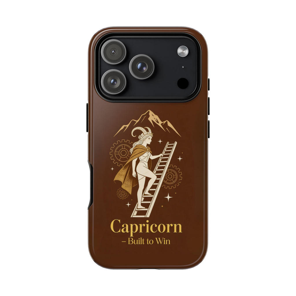 Capricorn Zodiac Geometric Charm Case