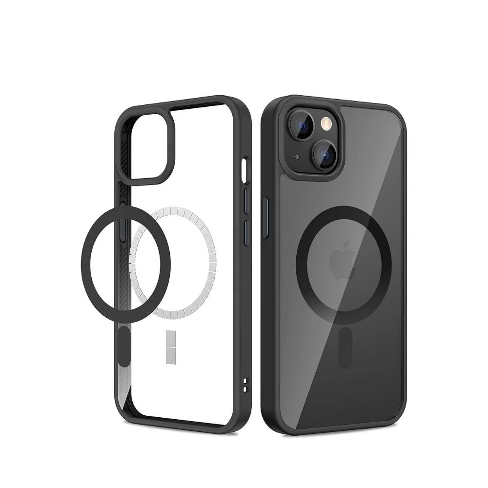 Silicone Magnetic iPhone Case Black