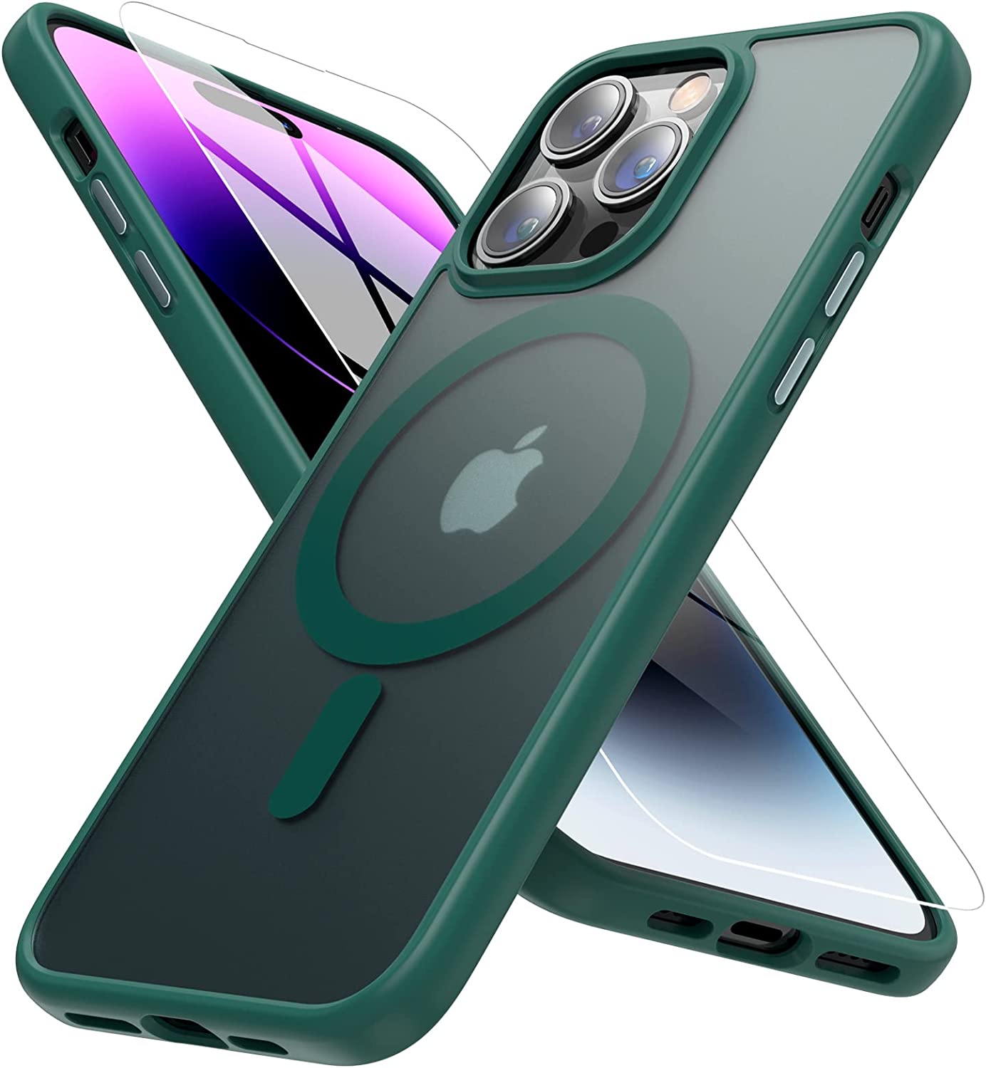 Venucases Silicone Magnetic Case for iPhone  Magsafe Case Silicone Phone Case for iphone,Green - Venucases