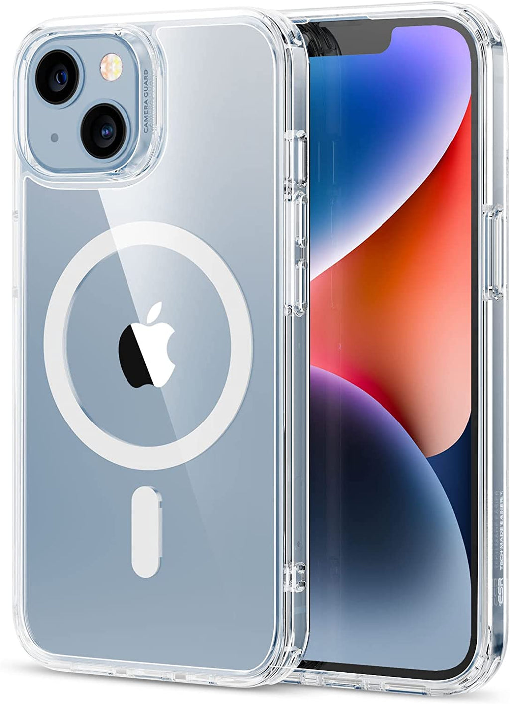 Venucases Classic Hybrid Magnetic Case, Compatible with iPhone  case , Compatible with MagSafe, Shockproof Military-Grade Protection, Scratch-Resistant Back, Clear - Venucases