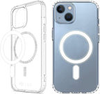 Venucases Classic Hybrid Magnetic Case, Compatible with iPhone  case , Compatible with MagSafe, Shockproof Military-Grade Protection, Scratch-Resistant Back, Clear - Venucases