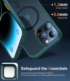Venucases Silicone Magnetic Case for iPhone  Magsafe Case Silicone Phone Case for iphone,Green - Venucases