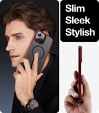 Venucases Silicone Magnetic Case for iPhone  Magsafe Case Silicone Phone Case with Microfiber Lining for iPhone 13 Pro Max 6.7 inch 2021,WineRed - Venucases